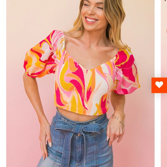 Flying tomato LOVED BY YOU WOVEN SKIRT and Top set - Picture 7 of 9